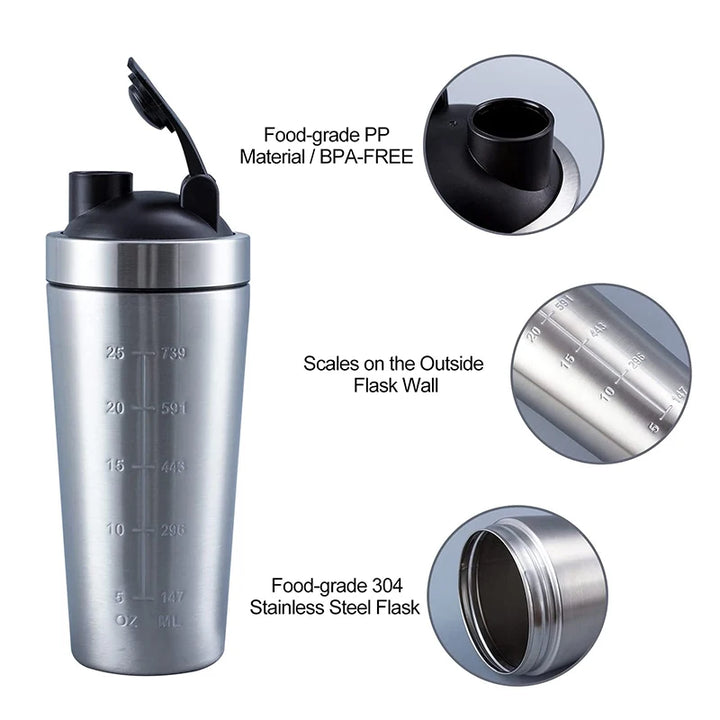 Portable Fitness Sports Mug Nutrition Shakers