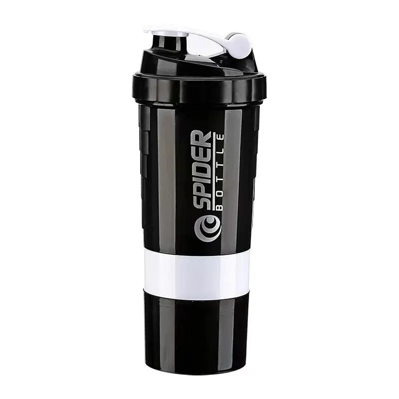 3 layers shaker protein bottle powder shake (cup water bottle)