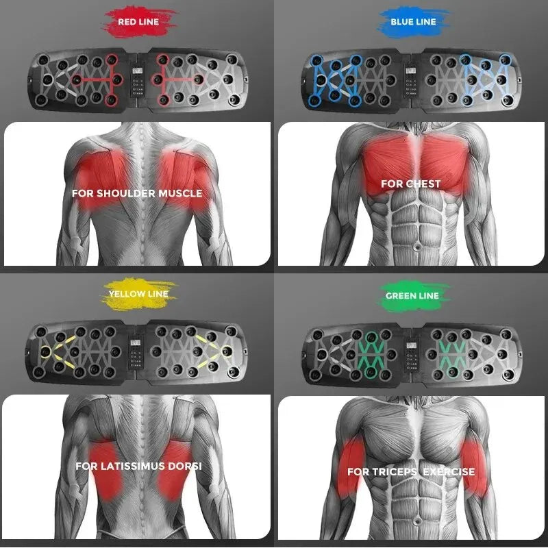 Folding Push-up Board Support