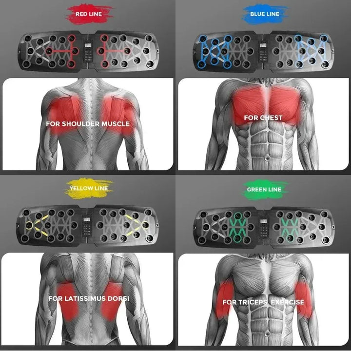 Folding Push-up Board Support