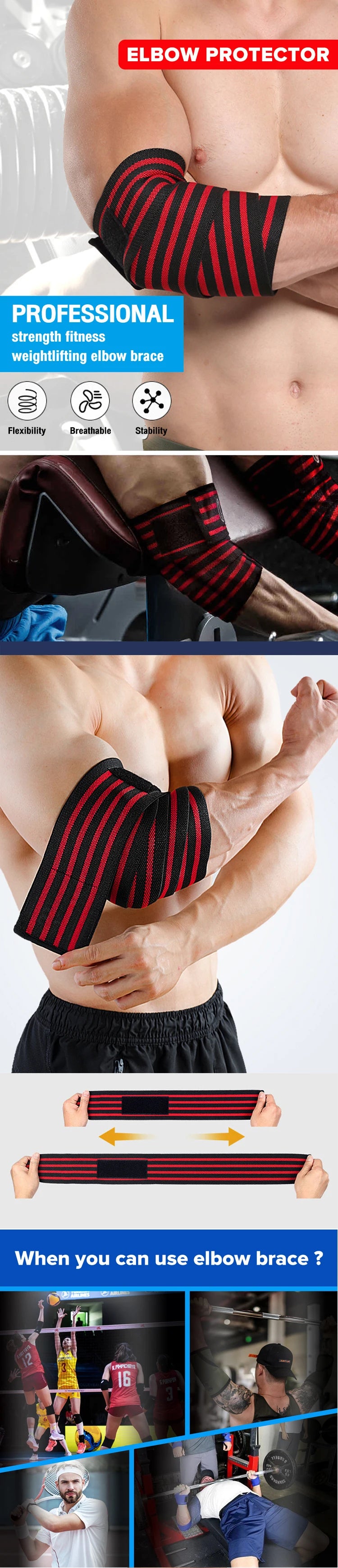 elbow strap bandage