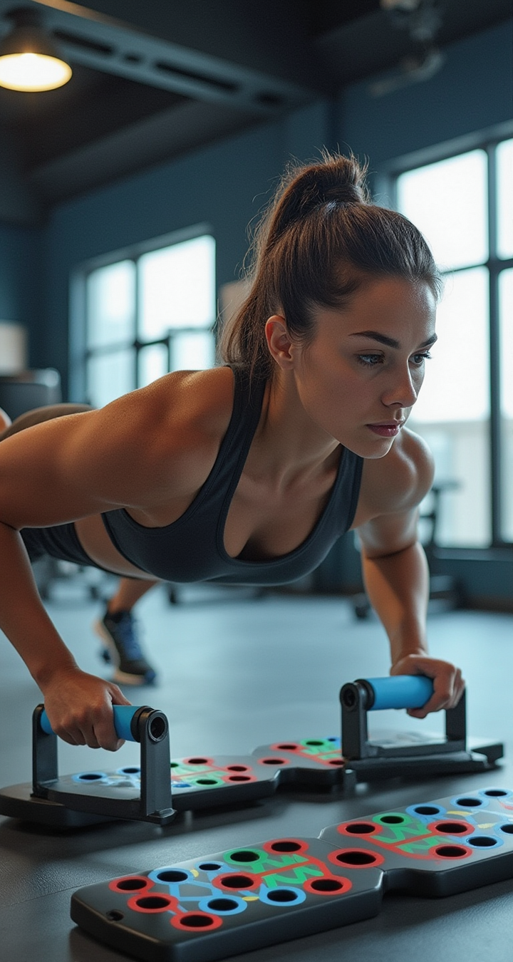 Folding Push-Up Board Support