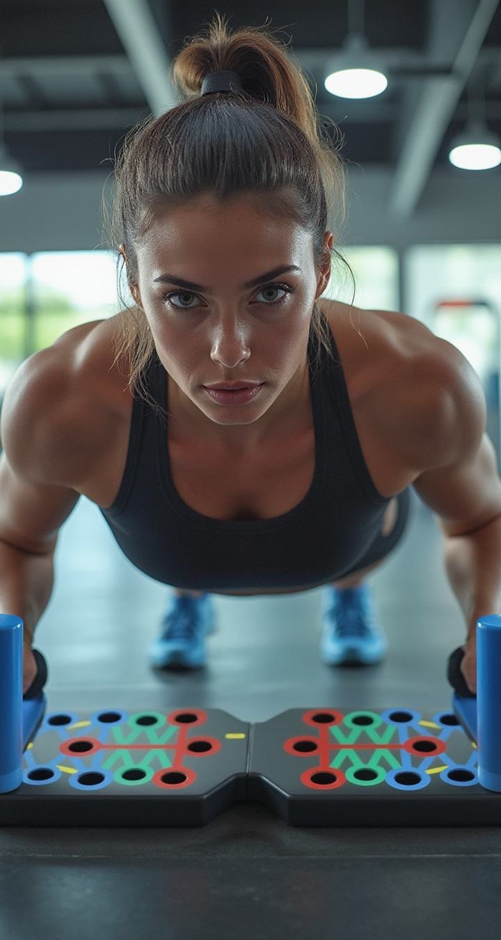 Folding Push-Up Board Support