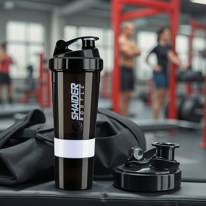 3 Layers Shaker Protein Bottle