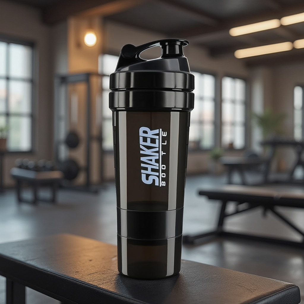 3 Layers Shaker Protein Bottle